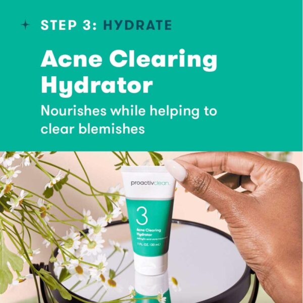 Proactiv Clean 3-Step Acne Kit with Pimple Patches – Gentle Cleanser, Serum & Moisturizer for Sensitive, Acne-Prone Skin - Image 2