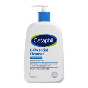 Cetaphil Daily Facial Cleanser – Gentle Foaming Face Wash for Sensitive, Combination to Oily Skin
