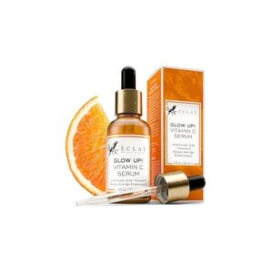 EclatSkincare GLOW UP Vitamin C Face Serum – Brightening & Anti-Aging Serum with 20% Vitamin C for Radiant Skin