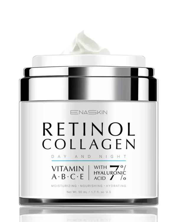 EnaSkin Retinol & Collagen Cream – Anti-Aging Day & Night Moisturizer for Firm, Smooth Skin - Image 2