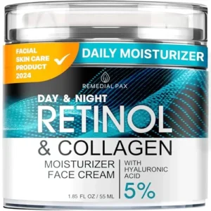 REMEDIAL PAX Retinol Anti-Aging Face Moisturizer – Firming & Wrinkle-Reducing Cream with Retinol for Youthful Skin