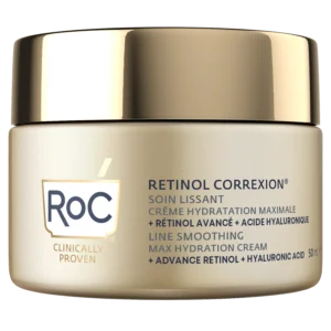 RoC Retinol Correxion Max Daily Hydration Anti-Aging Face Moisturizer – Deep Hydration & Wrinkle-Reducing Formula with Retinol