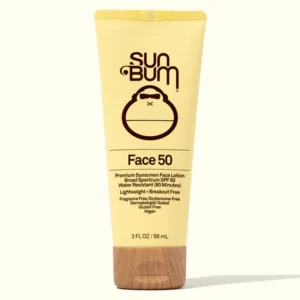 Sun Bum Original SPF 50 Sunscreen Face Lotion – Lightweight, Moisturizing Broad Spectrum Protection with Vitamin E