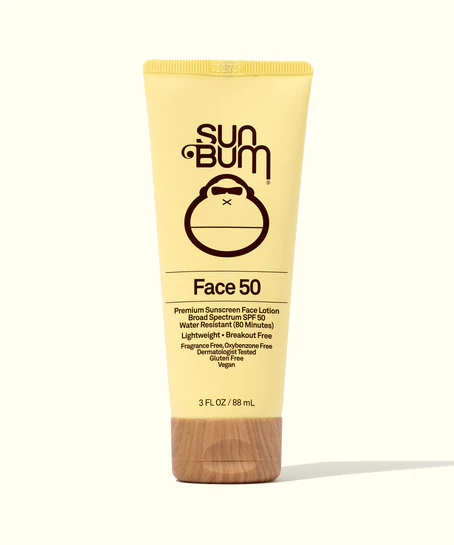 Sun Bum Original SPF 50 Sunscreen Face Lotion – Lightweight, Moisturizing Broad Spectrum Protection with Vitamin E