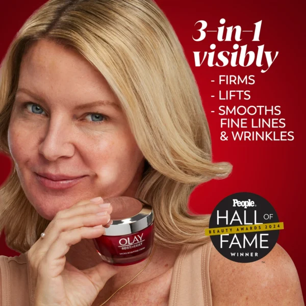 Olay Regenerist Micro-Sculpting Cream – Advanced Anti-Aging Face Moisturizer for Firm, Hydrated Skin - Image 8