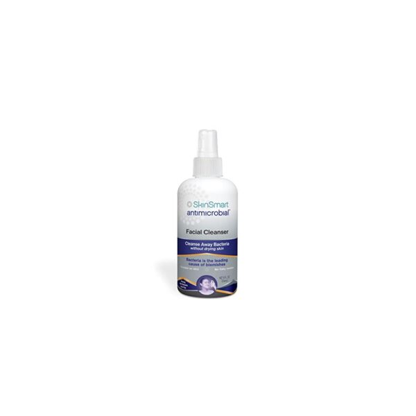 SkinSmart Facial Cleanser for Acne – Gentle Antimicrobial Cleanser for Clearer, Healthier Skin