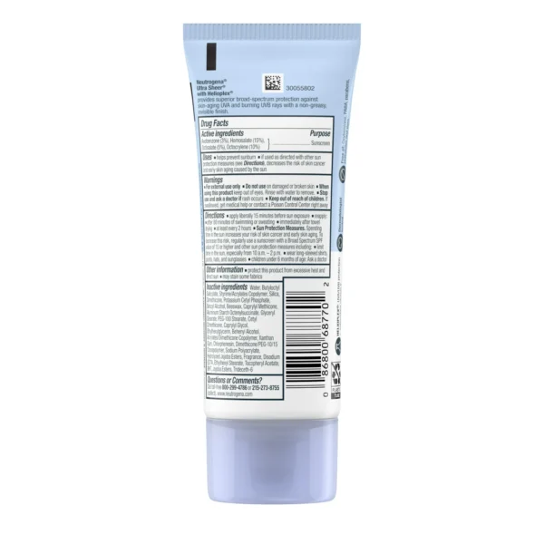 Neutrogena Ultra Sheer Dry-Touch Sunscreen SPF 70 – Lightweight, Water-Resistant, Non-Greasy Broad Spectrum Protection - Image 2