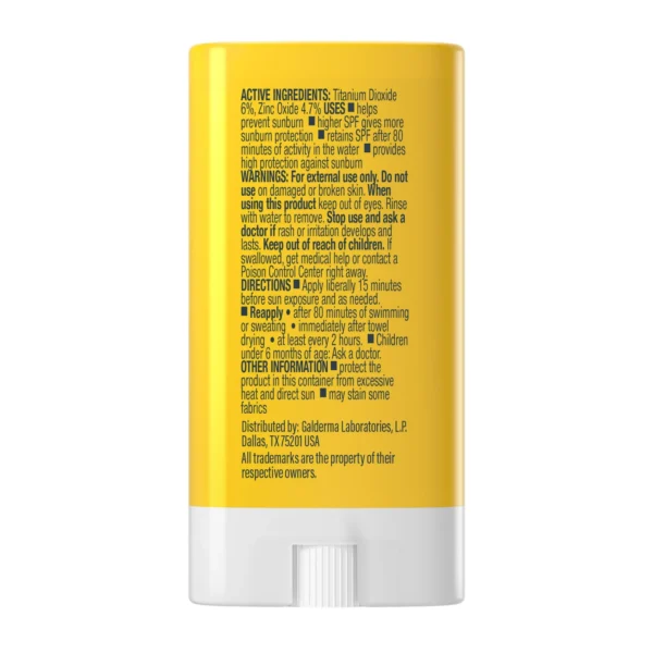 CETAPHIL Sheer Mineral Sunscreen Stick SPF 50 – 100% Mineral Protection, Water-Resistant, Fragrance-Free, 0.5 oz - Image 5
