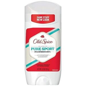Old Spice High Endurance Anti-Perspirant Deodorant for Men – Pure Sport Scent, 3.0 oz (Twin Pack)