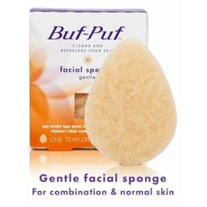 Buf-Puf Gentle Facial Sponge – Soft Exfoliating Sponge for Smooth, Radiant Skin