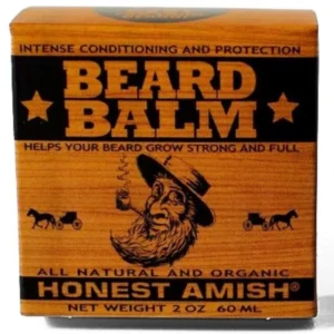 Honest Amish Beard Balm – Leave-In Conditioner Made with Natural & Organic Ingredients