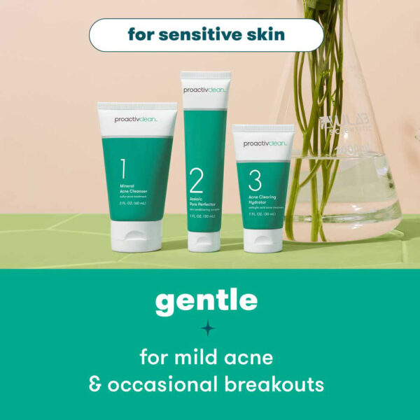 Proactiv Clean 3-Step Acne Kit with Pimple Patches – Gentle Cleanser, Serum & Moisturizer for Sensitive, Acne-Prone Skin - Image 6