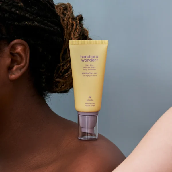 Haruharu Wonder Black Rice Moisture Airyfit Daily Sunscreen – Lightweight, Hydrating Broad Spectrum SPF 50+ Sunscreen with Black Rice Extract - Image 2