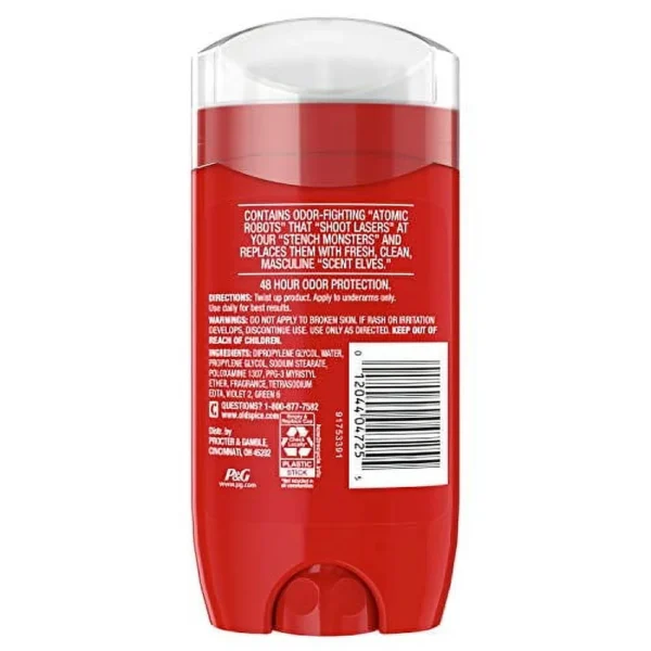 Old Spice Aluminum-Free Deodorant for Men – High Endurance Sport Scent, 24/7 Odor Protection, 3 oz (Pack of 3) - Image 7