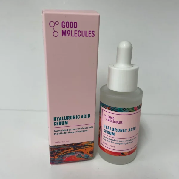 Good Molecules Hyaluronic Acid Serum – Hydrating and Plumping Serum for Smooth, Dewy Skin - Image 4