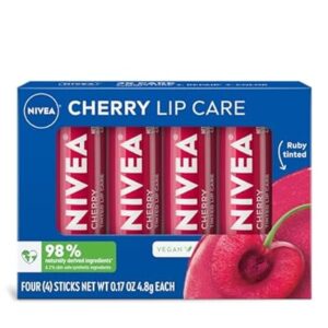 NIVEA Fruity Tinted Lip Balm – Moisturizing Lip Care with a Hint of Natural Color