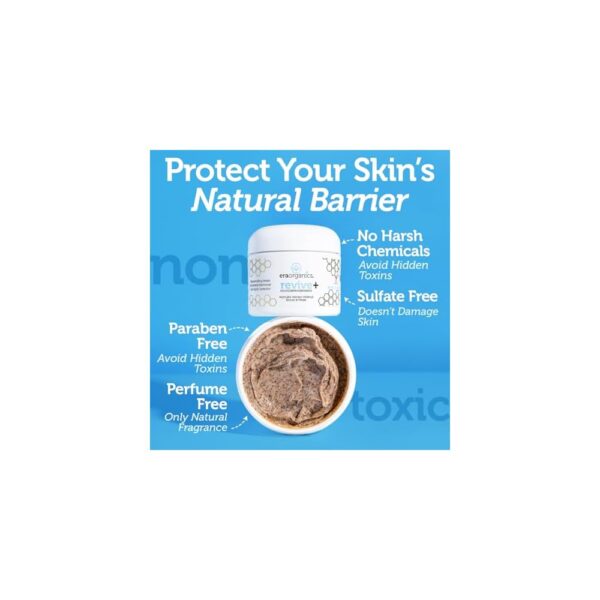 Era Organics Microdermabrasion Facial Scrub & Exfoliator – Natural Deep Cleansing Scrub for Smooth, Radiant Skin - Image 3