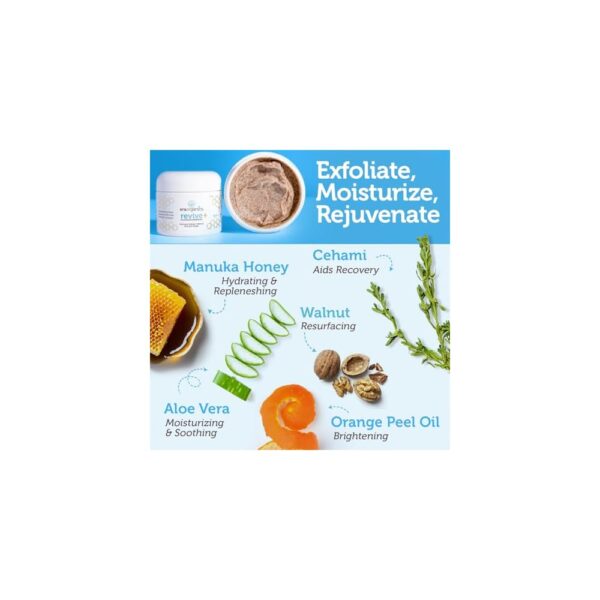 Era Organics Microdermabrasion Facial Scrub & Exfoliator – Natural Deep Cleansing Scrub for Smooth, Radiant Skin - Image 5