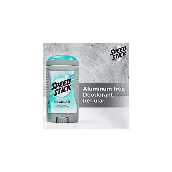 Speed Stick Men’s Deodorant – Regular Scent, 3 oz Sticks (4-Pack) - Image 4