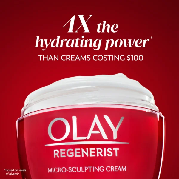 Olay Regenerist Micro-Sculpting Cream – Advanced Anti-Aging Face Moisturizer for Firm, Hydrated Skin - Image 3