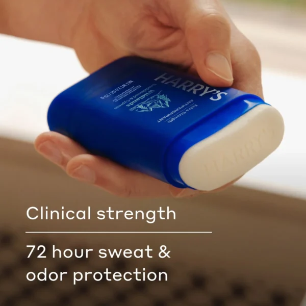 Harry’s Extra-Strength Antiperspirant Deodorant for Men – 48-Hour Odor & Sweat Control, Variety Pack (Stone, Redwood, Wildlands), 2.5 oz Each, Pack of 3 - Image 2