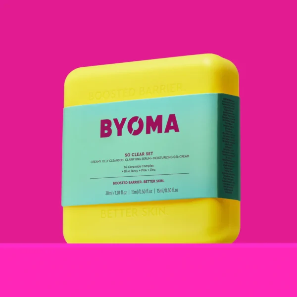 BYOMA So Clear Set – Acne Skincare Kit with Barrier Repair Serum & Gel-Cream Moisturizer - Image 4