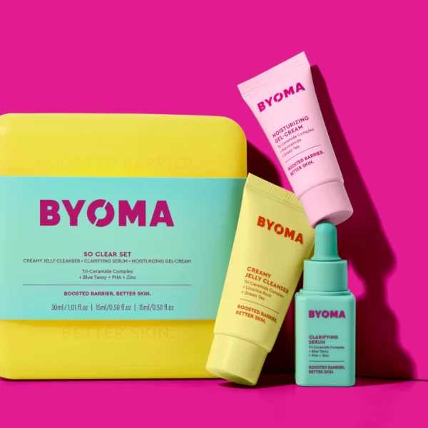 BYOMA So Clear Set – Acne Skincare Kit with Barrier Repair Serum & Gel-Cream Moisturizer - Image 3