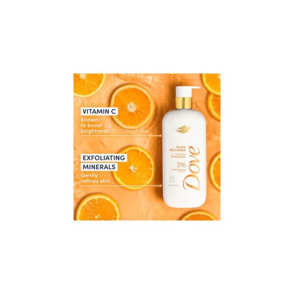 Dove Exfoliating Glow Recharge Body Wash – Gently Polishes Skin for a Radiant Glow - Image 3