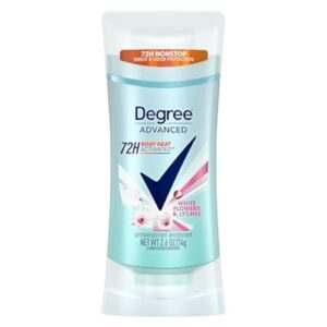 Degree Advanced Protection Antiperspirant Deodorant – White Flowers & Lychee, 72-Hour Sweat & Odor Control, 2.6 oz Stick