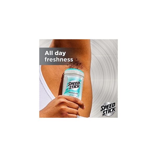 Speed Stick Men’s Deodorant – Regular Scent, 3 oz Sticks (4-Pack) - Image 5