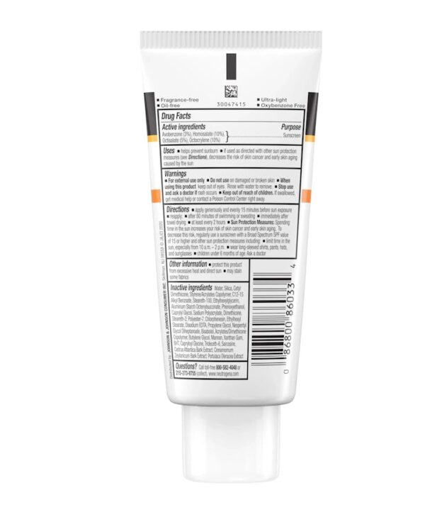 Neutrogena Clear Face Sunscreen SPF 50 – Oil-Free, Broad Spectrum Facial Sunscreen for Acne-Prone & Oily Skin - Image 2