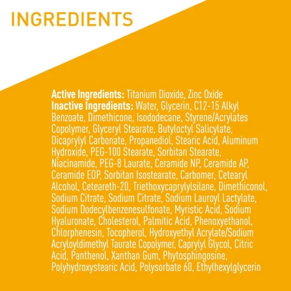 CeraVe 100% Mineral Sunscreen SPF 50 – Broad Spectrum Face Sunscreen for Sensitive Skin - Image 5