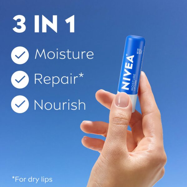 NIVEA Lip Balm – With Shea Butter, Nourishing Oils, and Vitamins C & E for Deep Moisture - Image 6