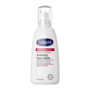Cetaphil Redness Relieving Foaming Face Wash – Soothing Cleanser for Sensitive, Redness-Prone Skin