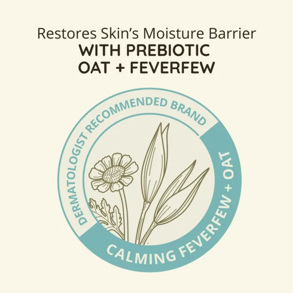 Aveeno Calm + Restore Nourishing Oat Facial Moisturizer – Daily Hydrating Cream for Sensitive Skin - Image 3