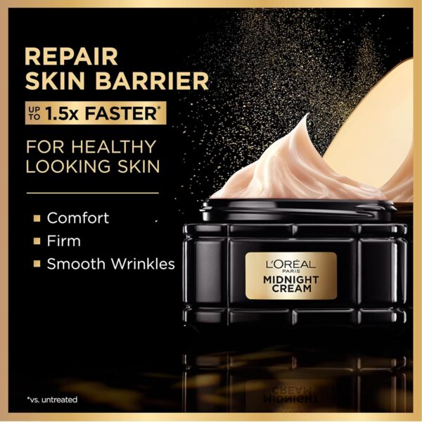 L’Oréal Paris Age Perfect Cell Renewal Midnight Cream – Anti-Aging Night Moisturizer for Renewed, Youthful Skin - Image 3