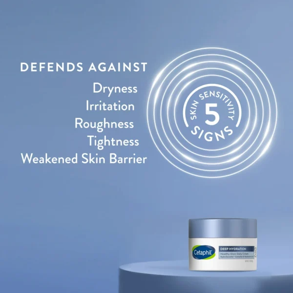 Cetaphil Deep Hydration Daily Glow Cream – Lightweight Face Moisturizer for Lasting Radiance - Image 3