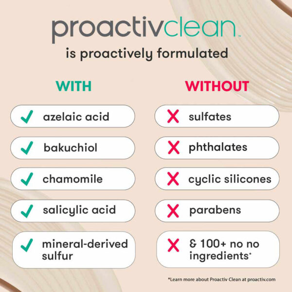 Proactiv Clean 3-Step Acne Kit with Pimple Patches – Gentle Cleanser, Serum & Moisturizer for Sensitive, Acne-Prone Skin - Image 5