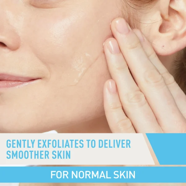 CeraVe Renewing SA Cleanser – Salicylic Acid Facial Cleanser for Gentle Exfoliation & Smooth Skin - Image 7