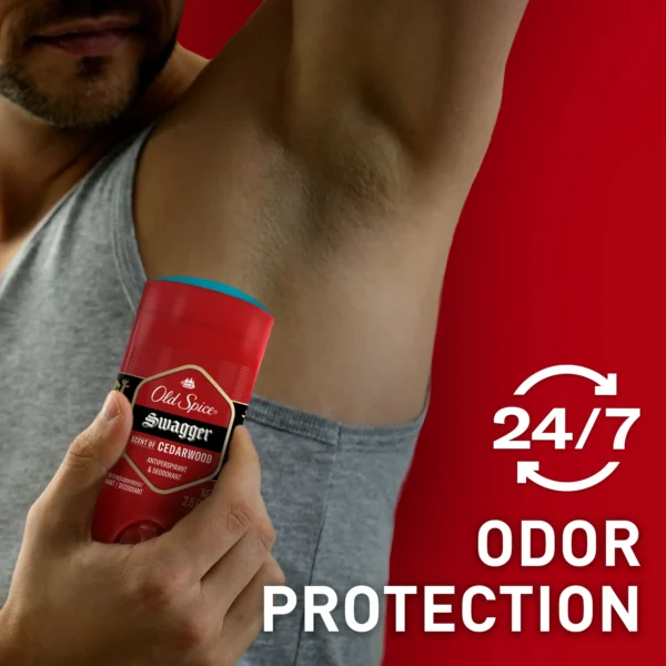 Old Spice Aluminum-Free Deodorant for Men – Swagger with Cedarwood Scent, 24/7 Odor Protection, 3.8 oz (Pack of 3) - Image 6