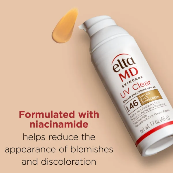 EltaMD UV Clear Tinted Face Sunscreen SPF 46 – Oil-Free, Broad Spectrum Protection for Sensitive & Acne-Prone Skin - Image 3