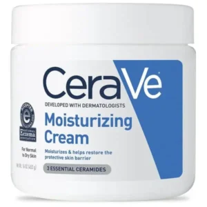 CeraVe Moisturizing Cream – Rich Body and Face Moisturizer with Ceramides and Hyaluronic Acid