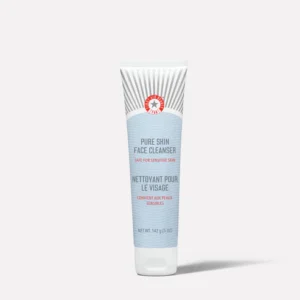 First Aid Beauty Pure Skin Face Cleanser – Gentle Daily Cleanser for Sensitive Skin