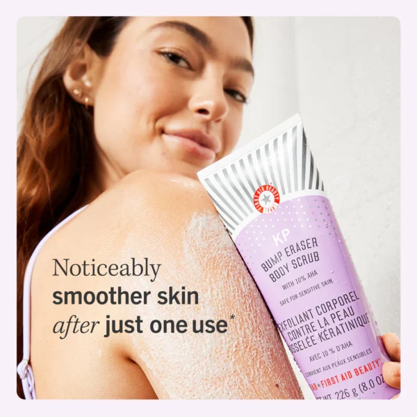First Aid Beauty KP Bump Eraser Body Scrub – Exfoliating Scrub for Smooth, Clear Skin - Image 4
