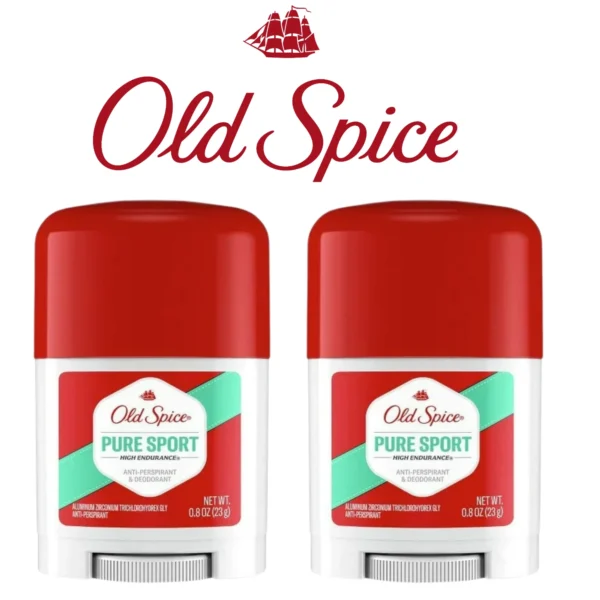 Old Spice High Endurance Aluminum-Free Deodorant for Men – Fresh Scent, 24-Hour Odor Protection, 3.0 oz (Pack of 2)
