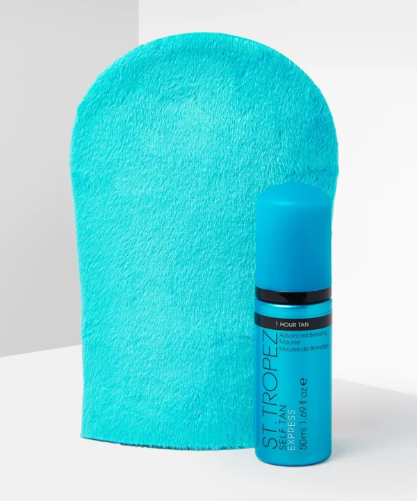 St. Tropez Self Tan Express Mini Kit – Travel-Size Self-Tanner with Applicator Mitt for a Natural, Custom Glow - Image 2