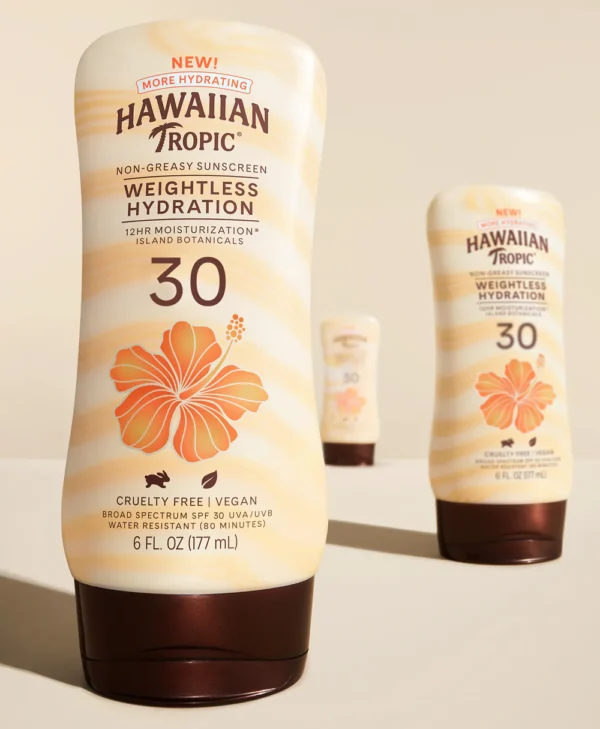 Hawaiian Tropic Weightless Hydration Face Sunscreen SPF 30 – Lightweight Moisturizing Lotion for Daily Protection - Image 3