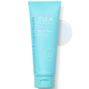TULA Skin Care The Cult Classic Purifying Face Cleanser – Gentle Gel Cleanser with Probiotics & Superfoods