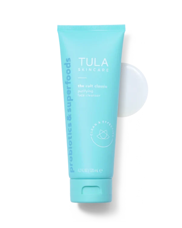 TULA Skin Care The Cult Classic Purifying Face Cleanser – Gentle Gel Cleanser with Probiotics & Superfoods