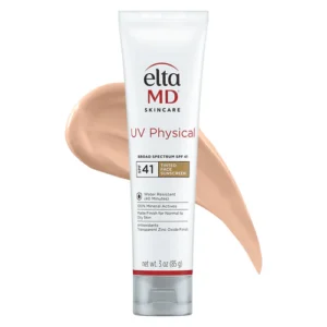 EltaMD UV Physical Tinted Mineral Sunscreen SPF 41 – Gentle, Water-Resistant Sun Protection for Sensitive & Post-Procedure Skin